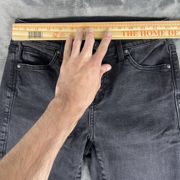 Luluroe Jeans Womens 26 Black Skinny Mid Rise Stretch Denim - Picture 5 of 9